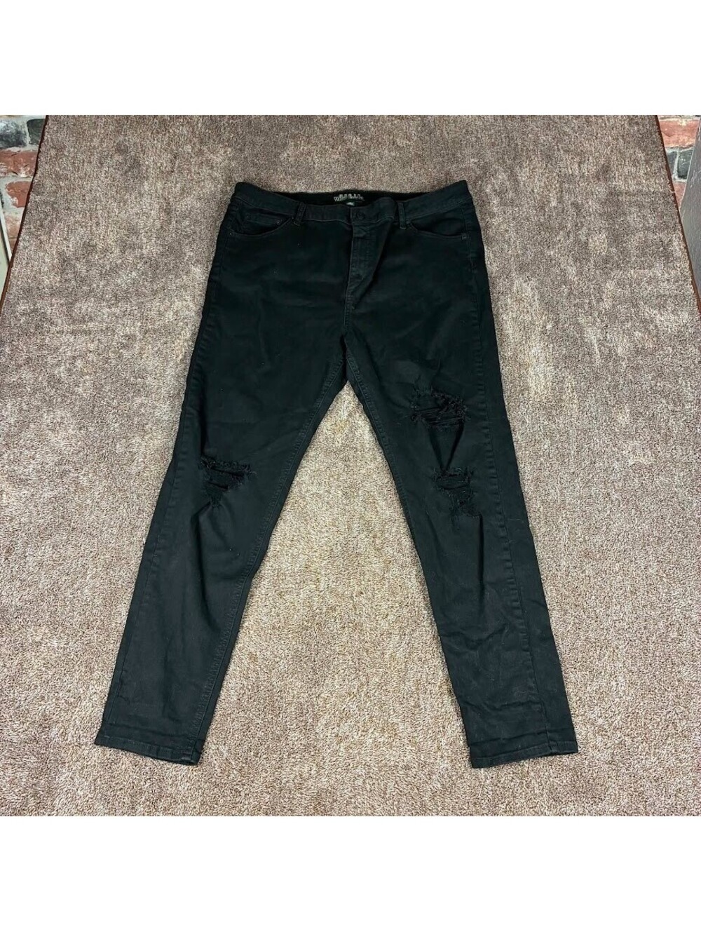 Wild Fable Women's Size 18 High Rise Black Skinny Jeans Pre-Ripped
